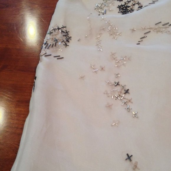 J. MENDEL**Embroidered Organza Dress $3750 US 4 - Picture 7 of 8